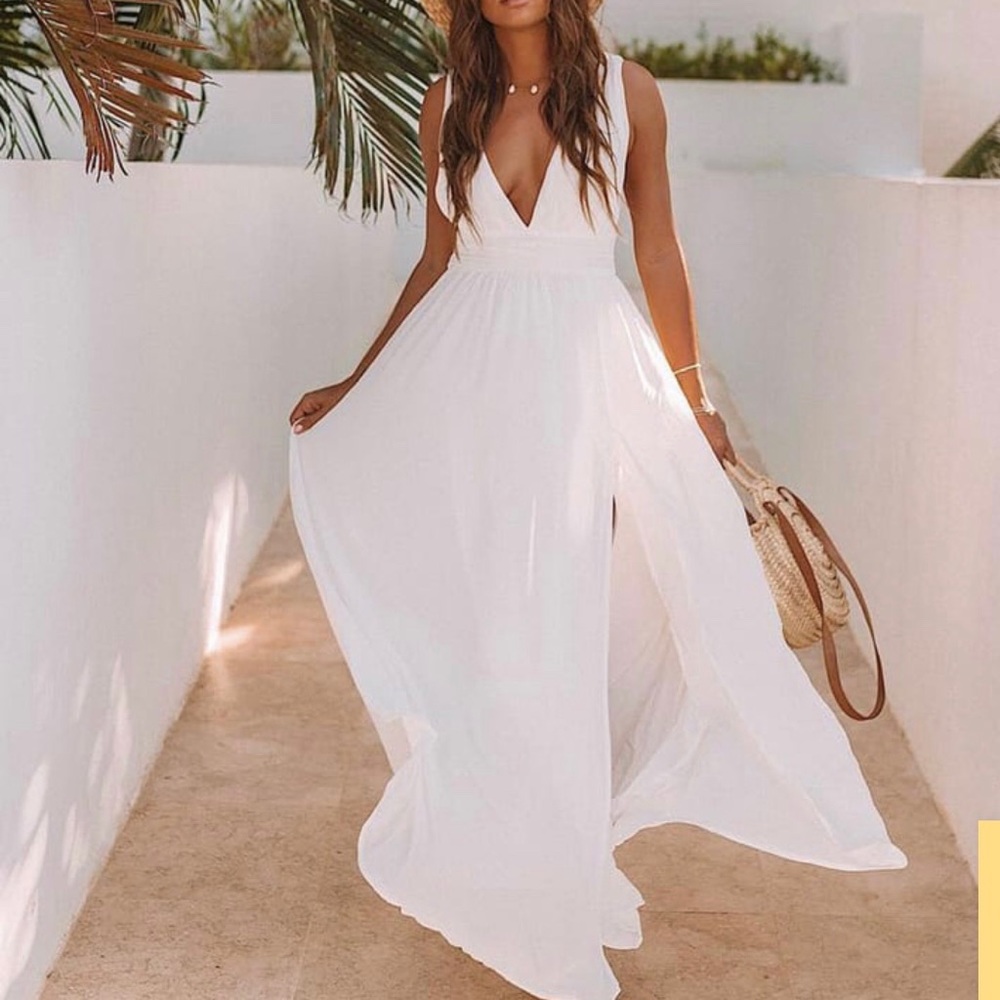 Lulus white dress